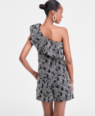  Women's Embroidered One-Shoulder Top, Exclusively at Macy's