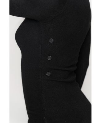 Women's Scarf Draped Mini Dress