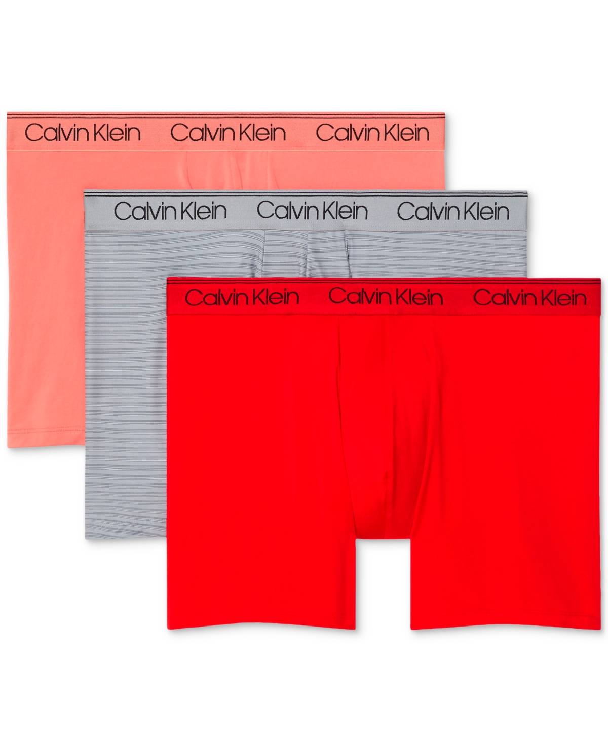 Calvin Klein Men's 3-pk. Micro Stretch Moisture-wicking Boxer Briefs