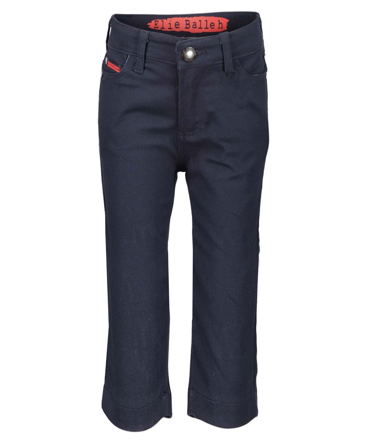 Big Boys Navy Slim Fit 5 Pocket Twill Pants