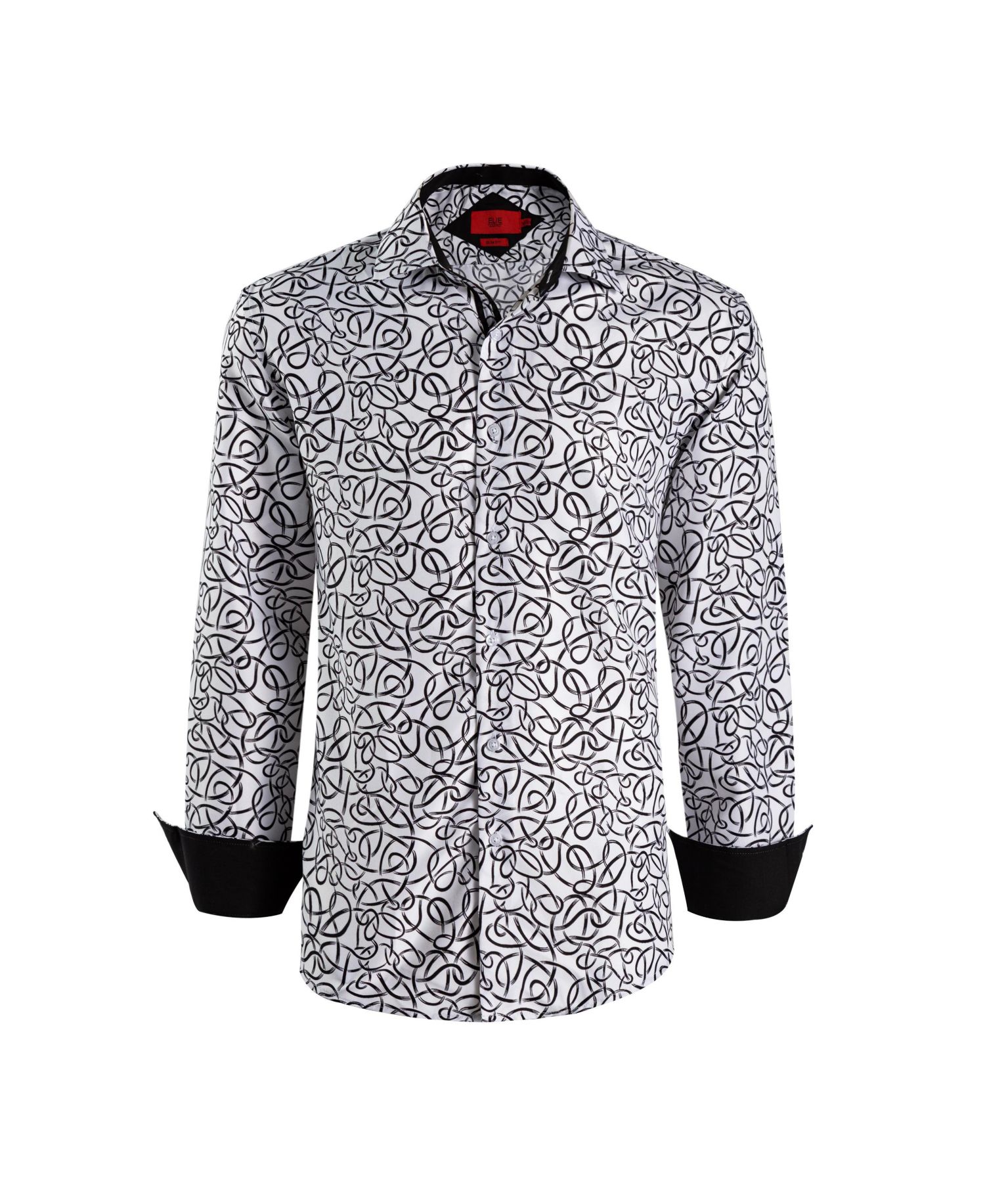 Big Boys Slim Fit Swirl Print Button-Down Shirt