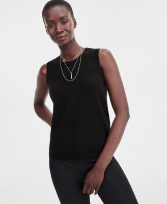 Women's Sleeveless Crewneck Sweater, Macy's Exclusive
