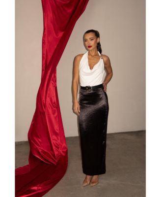 Women's Nora Satin Maxi Skirt