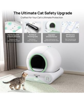 Self Cleaning Cat Litter Box-Green