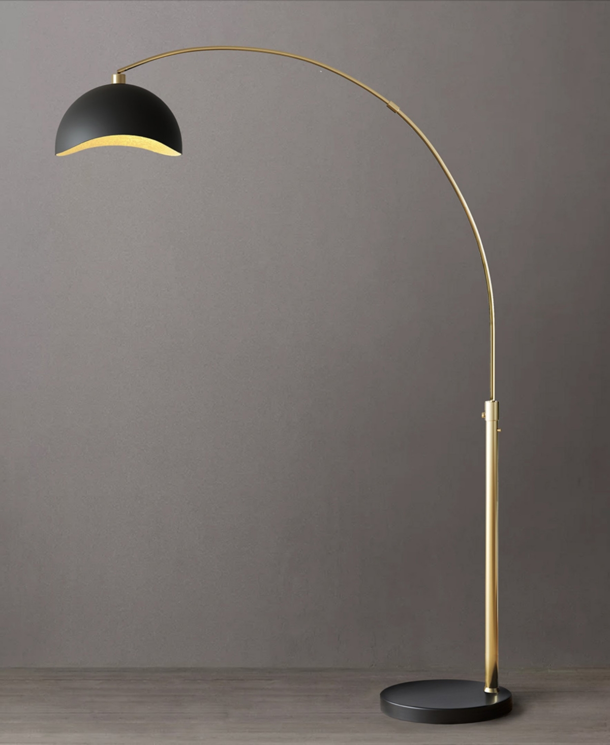 Nova of California 92" Metal Luna Bella Arc Floor Lamp