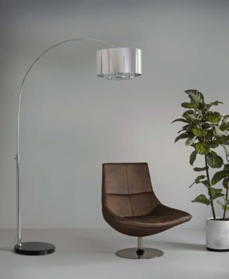 94" Metal Marilyn 1 Light Arc Floor Lamp