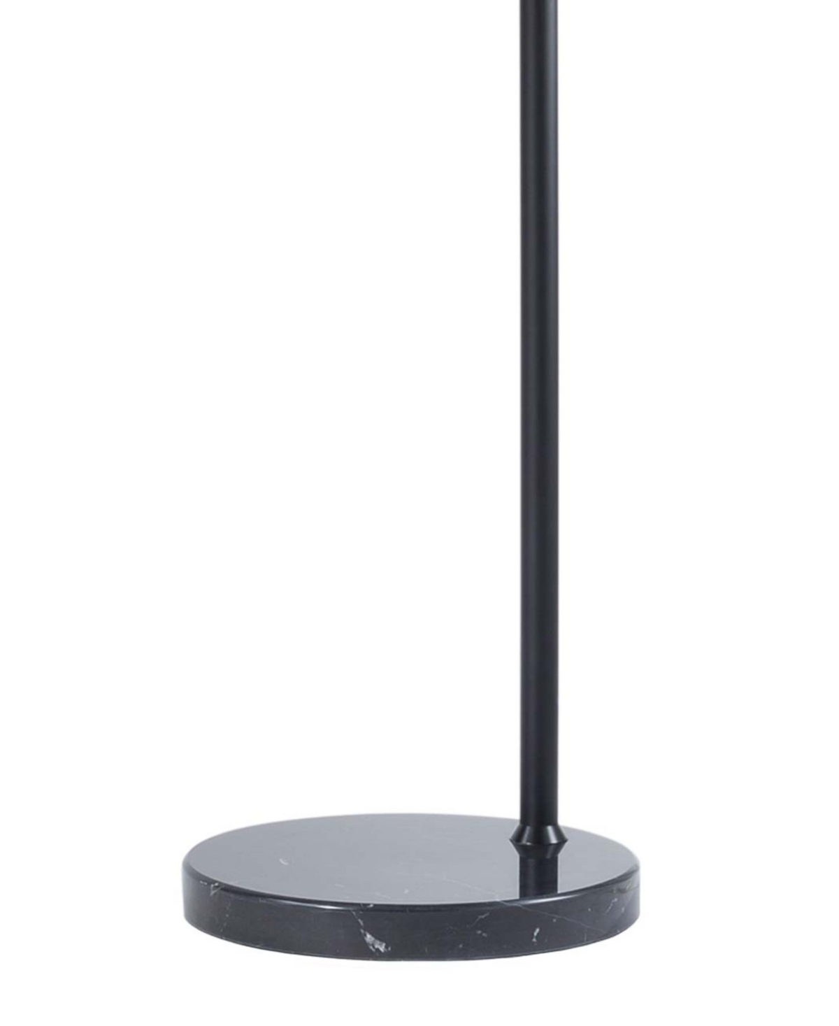 Nova Of California 84" Glass Orson Arc Floor Lamp In Black