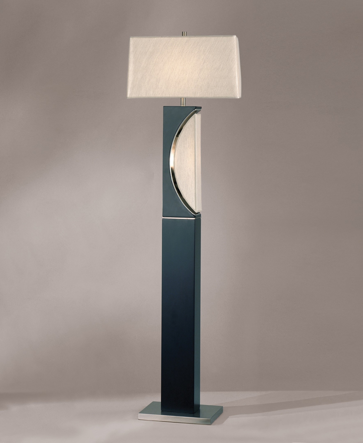 Nova of California 63" Metal Half Moon Floor Lamp