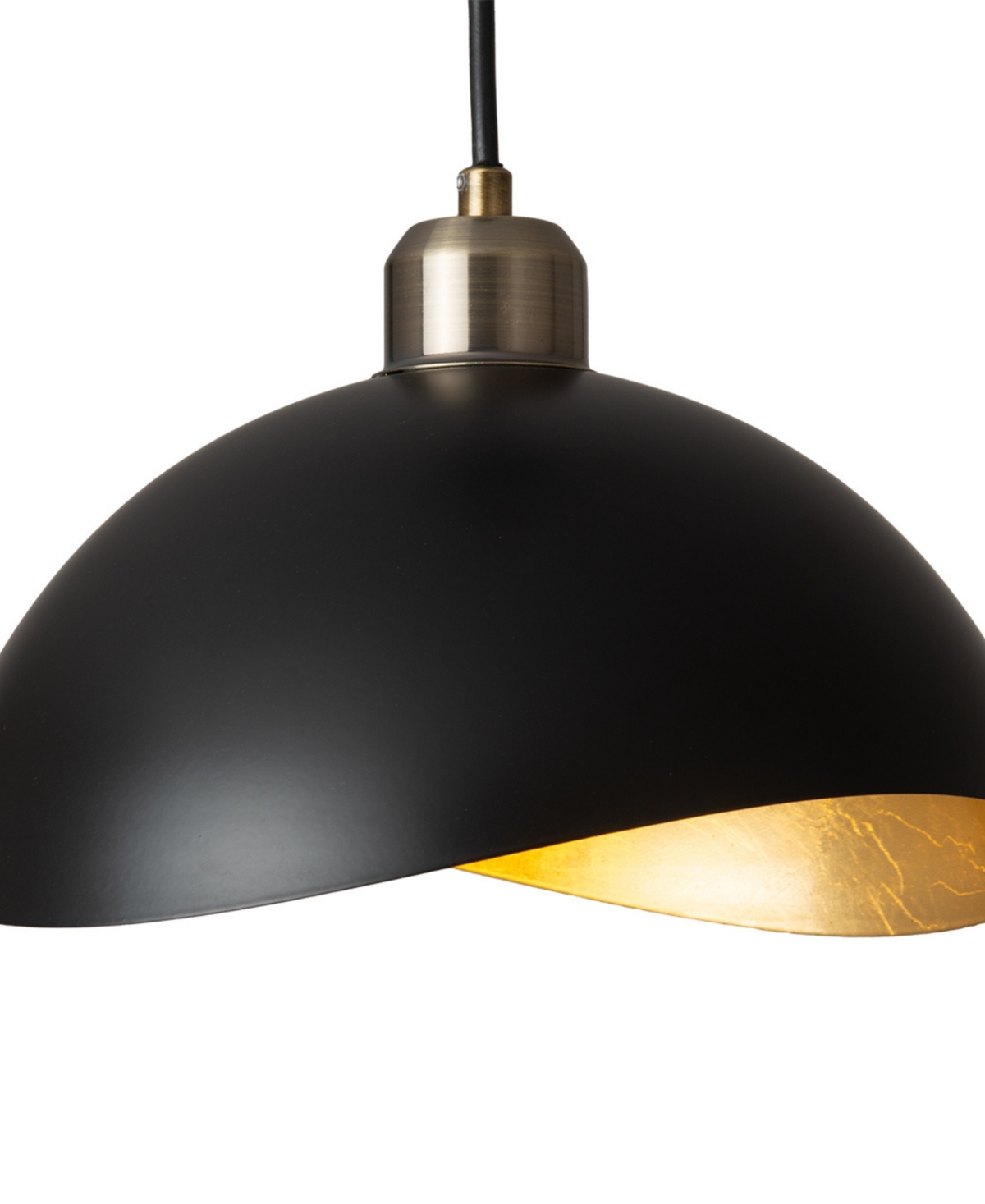 Nova Of California 60" Metal Luna Bella Small Pendant Lamp In Black
