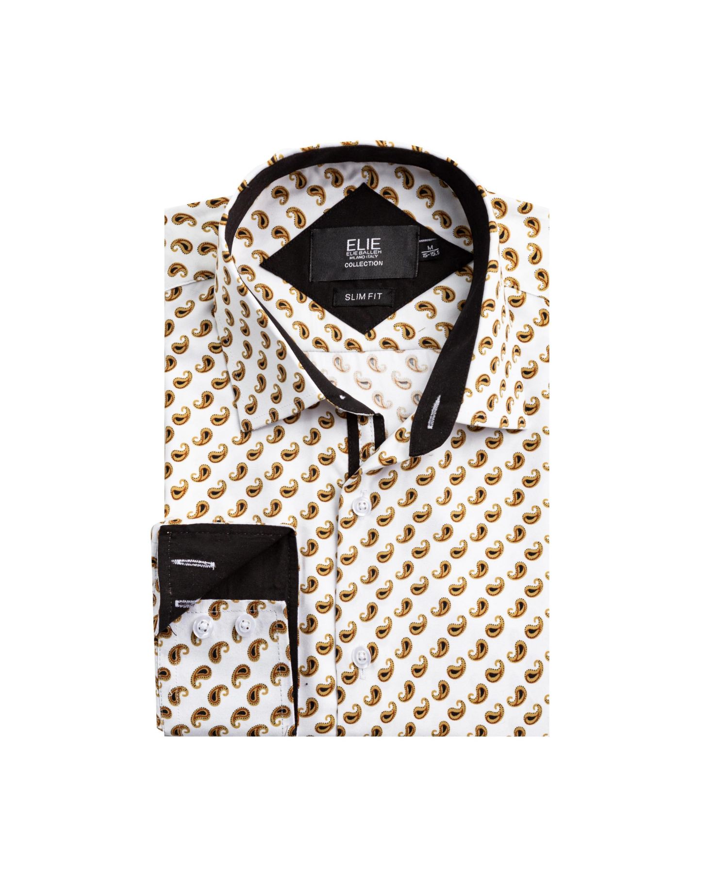 Big Boys Paisley Button-Down Slim Fit Shirt