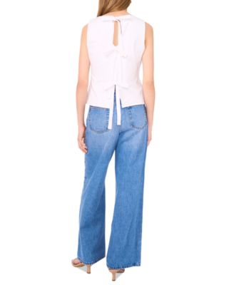 Women's Tie-Back Sleeveless Top