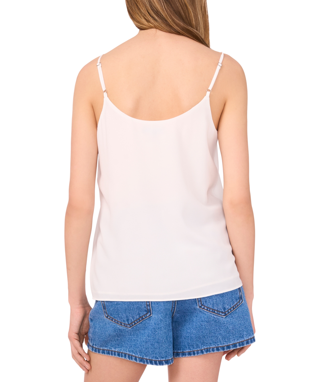 1.state Women's Spaghetti Strap Chiffon-trim Camisole