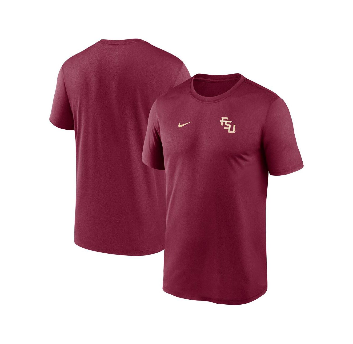 Men's Garnet Florida State Seminoles 2025 Sideline Small Logo Legend Performance T-Shirt