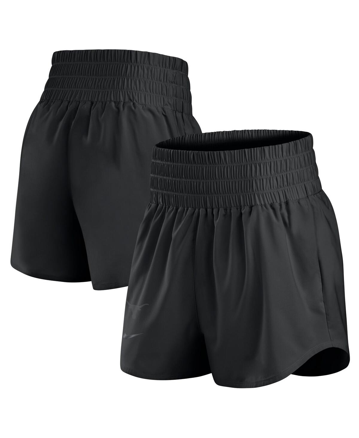 Nike Women's Black Texas Longhorns Performance One High-rise Shorts