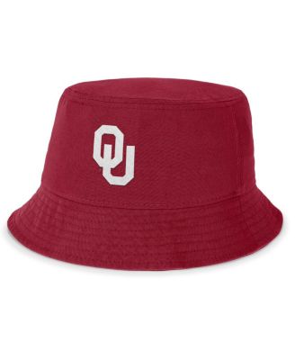 Jordan - Men's Crimson Oklahoma Sooners Local Apex Bucket Hat