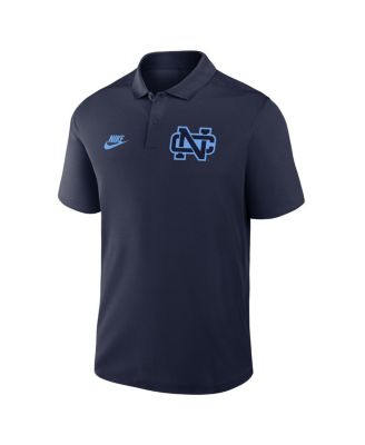 Men's Navy North Carolina Tar Heels Primetime Victory Legacy Vault Logo Performance Polo Shirt