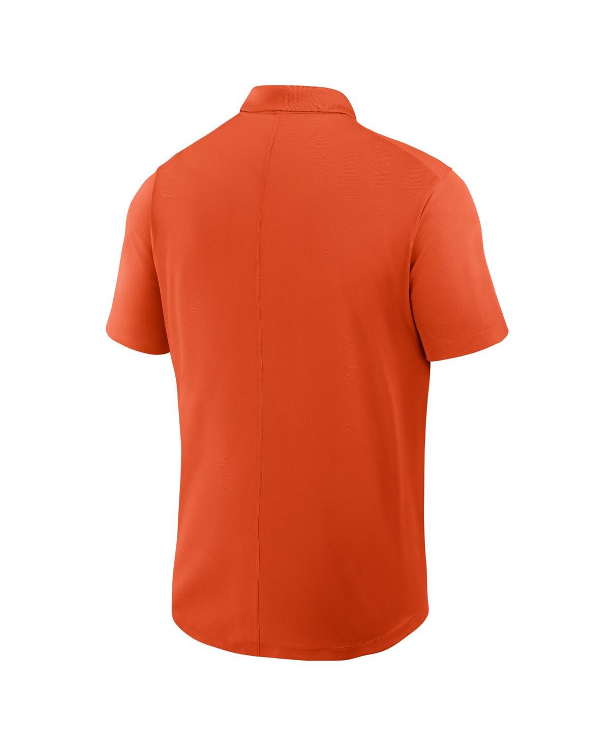 Nike Men's Orange Clemson Tigers Primetime Victory Legacy Vault Logo Performance Polo Shirt In Orange