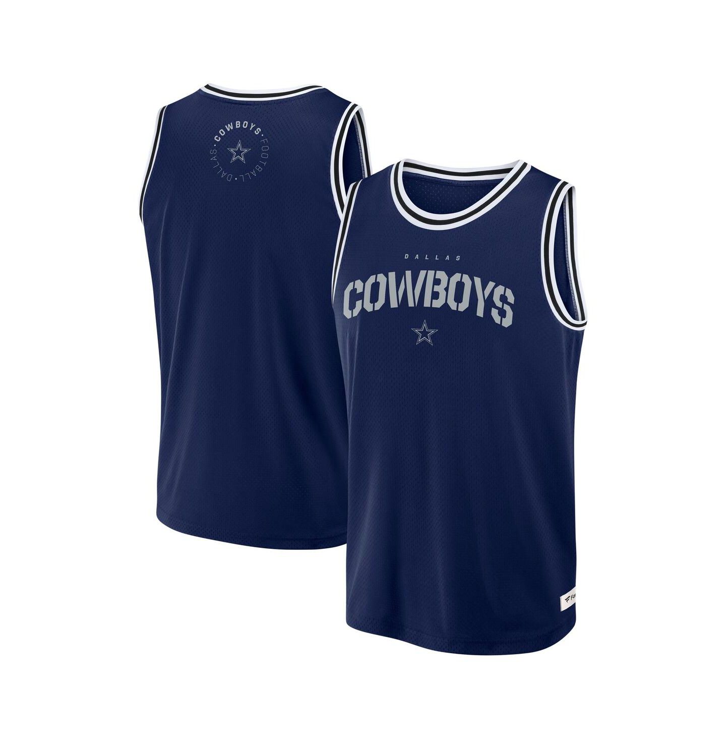Мужской топ Fanatics Navy Dallas Cowboys Elements Future Ground Jersey — фото 1