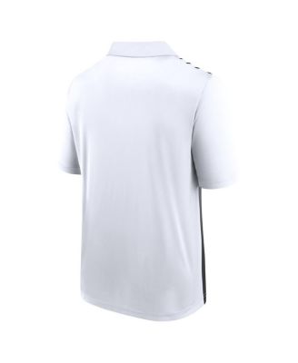 Men's White/Black Kansas City Chiefs Sandlot Game Polo Shirt