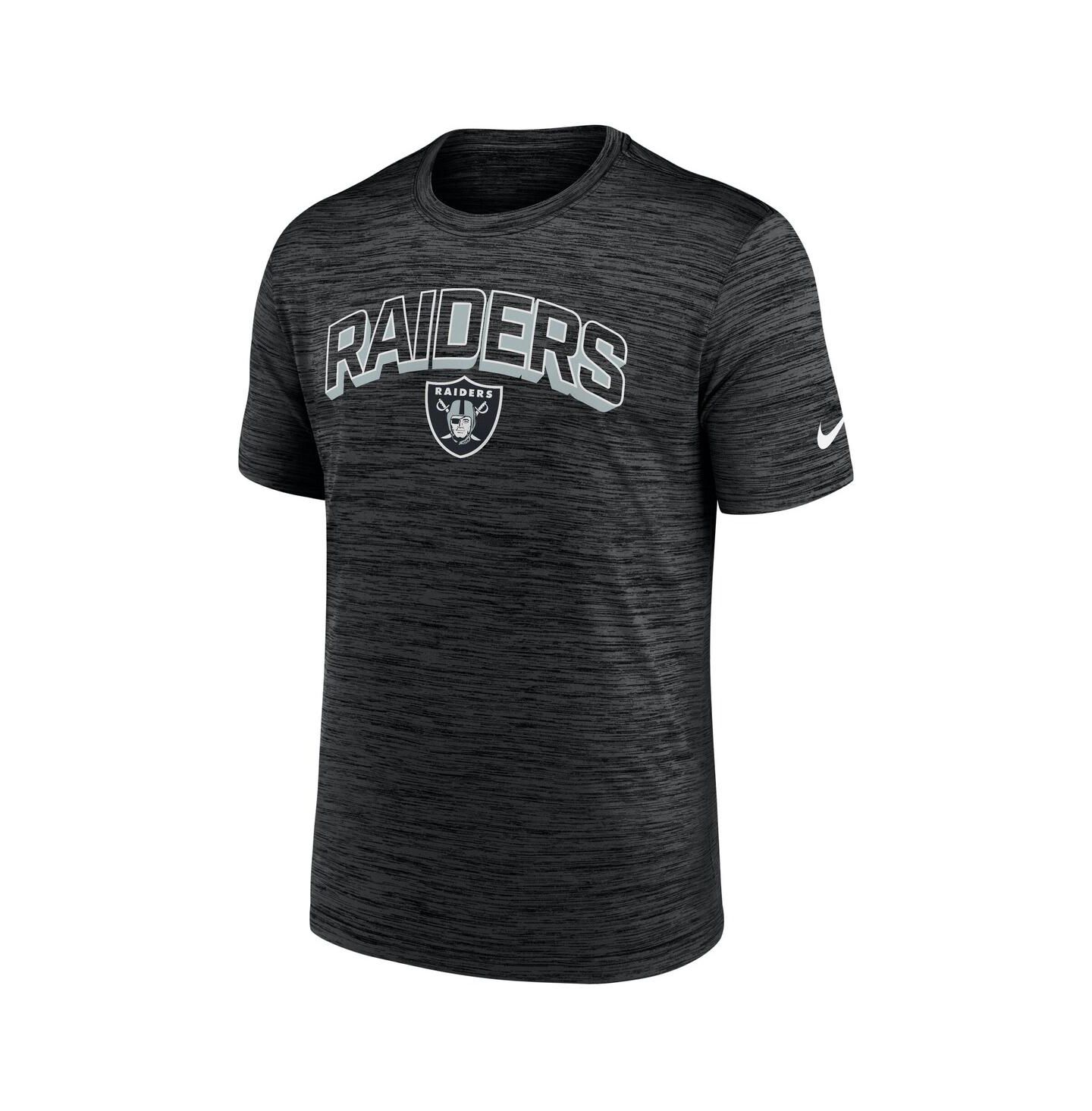 Мужская футболка Nike Black Las Vegas Raiders Velocity Performance — фото 2