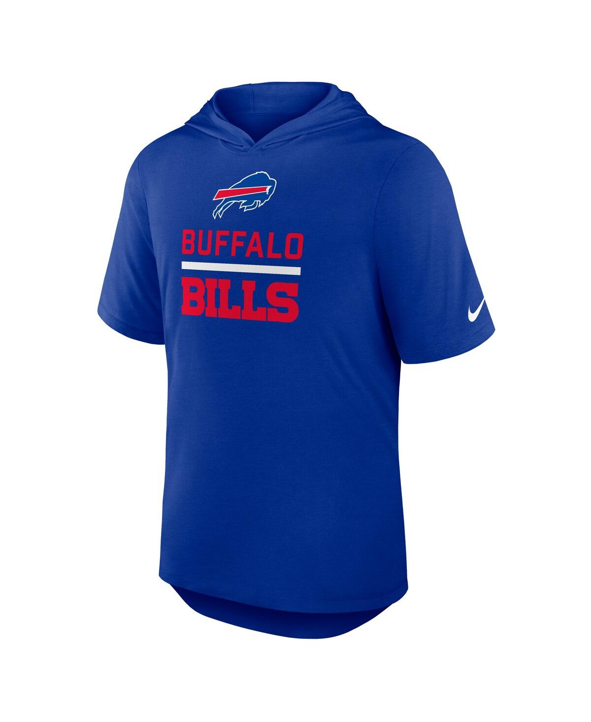 Nike Royal Buffalo Bills Lockup Tri-blend Hoodie T-shirt In Blue