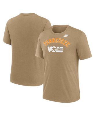 Nike - Men's Heather Light Brown Tennessee Volunteers Legacy Arch Tri-Blend T-Shirt