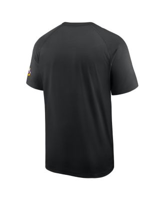Men's Black LSU Tigers Ready Raglan Premium Performance T-Shirt
