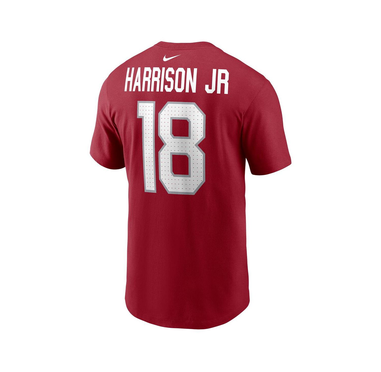 Men's Marvin Harrison Jr. Cardinal Arizona Cardinals Name & Number T-Shirt