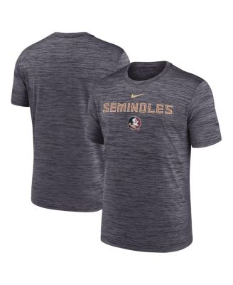 Nike - Men's Black Florida State Seminoles 2025 Sideline Velocity Performance T-Shirt