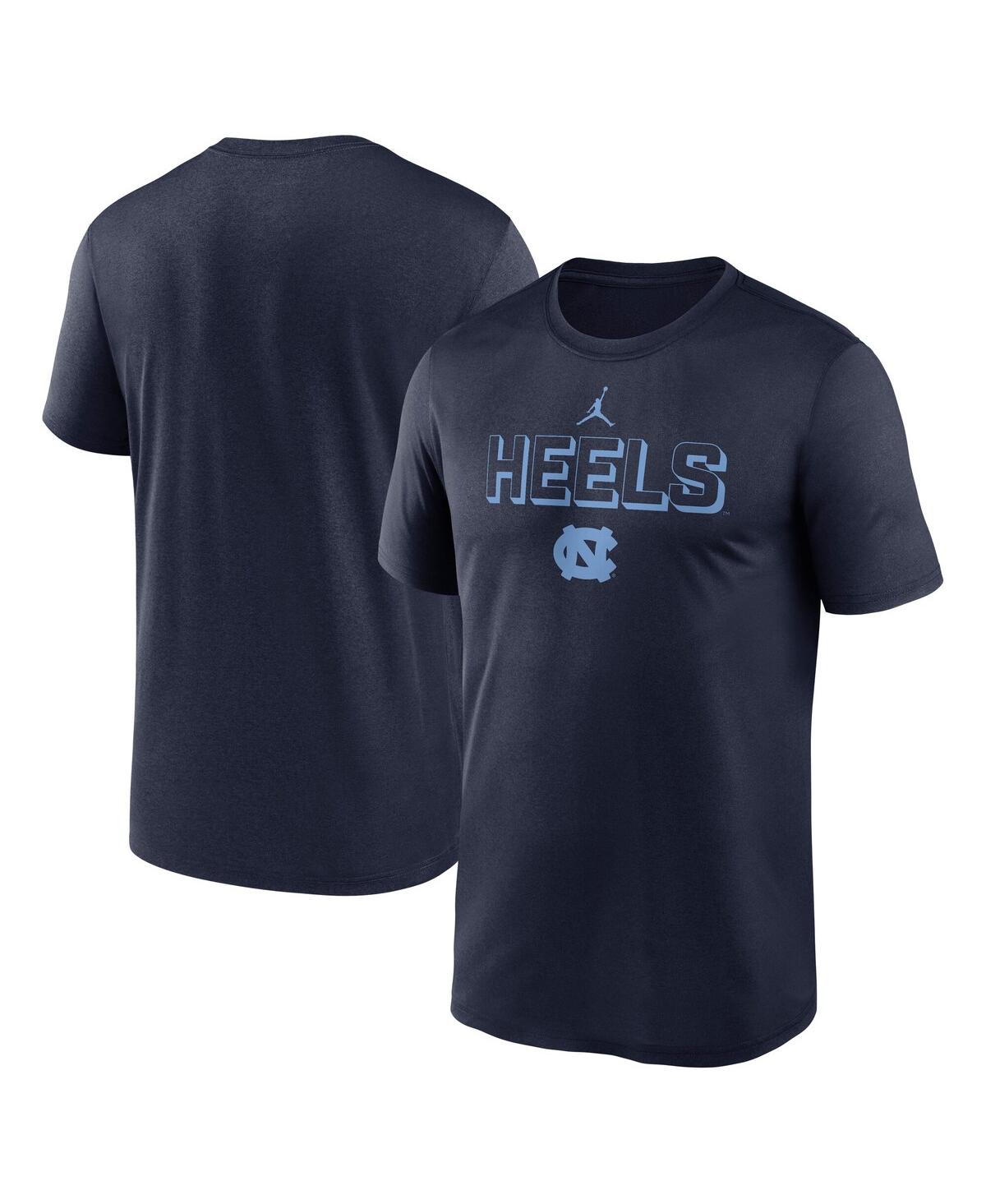 Men's Navy North Carolina Tar Heels 2025 Sideline Legend Performance T-Shirt - Navy