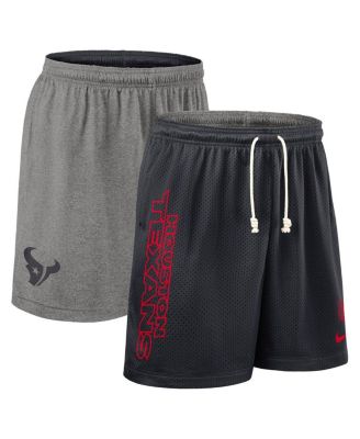 Nike - Men's Navy Houston Texans Sideline Reversible Performance Shorts