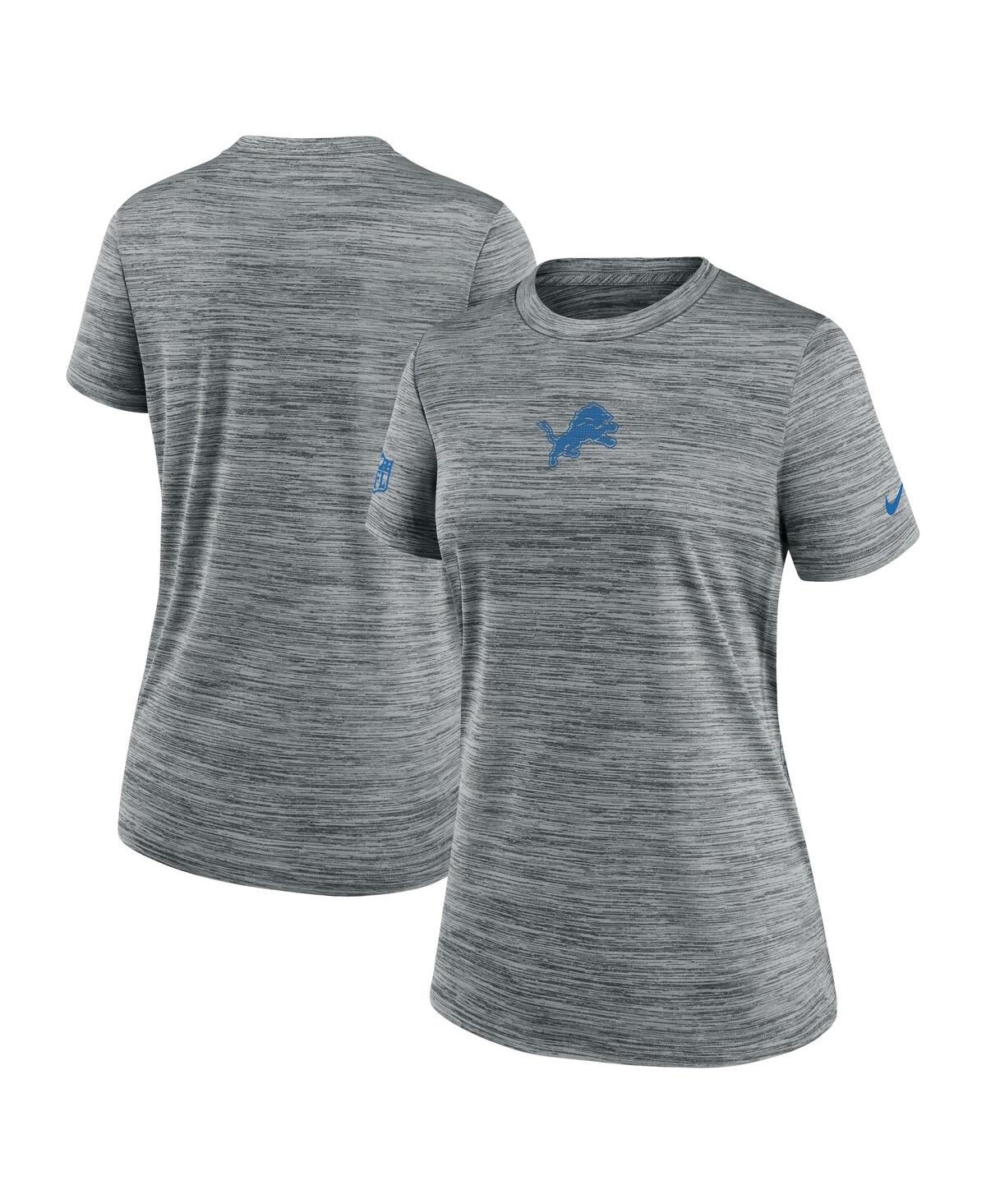 Nike Buffalo Bills Sideline Team Issue Velocity  Women's Dri-fit Nfl T-shirt In Gray