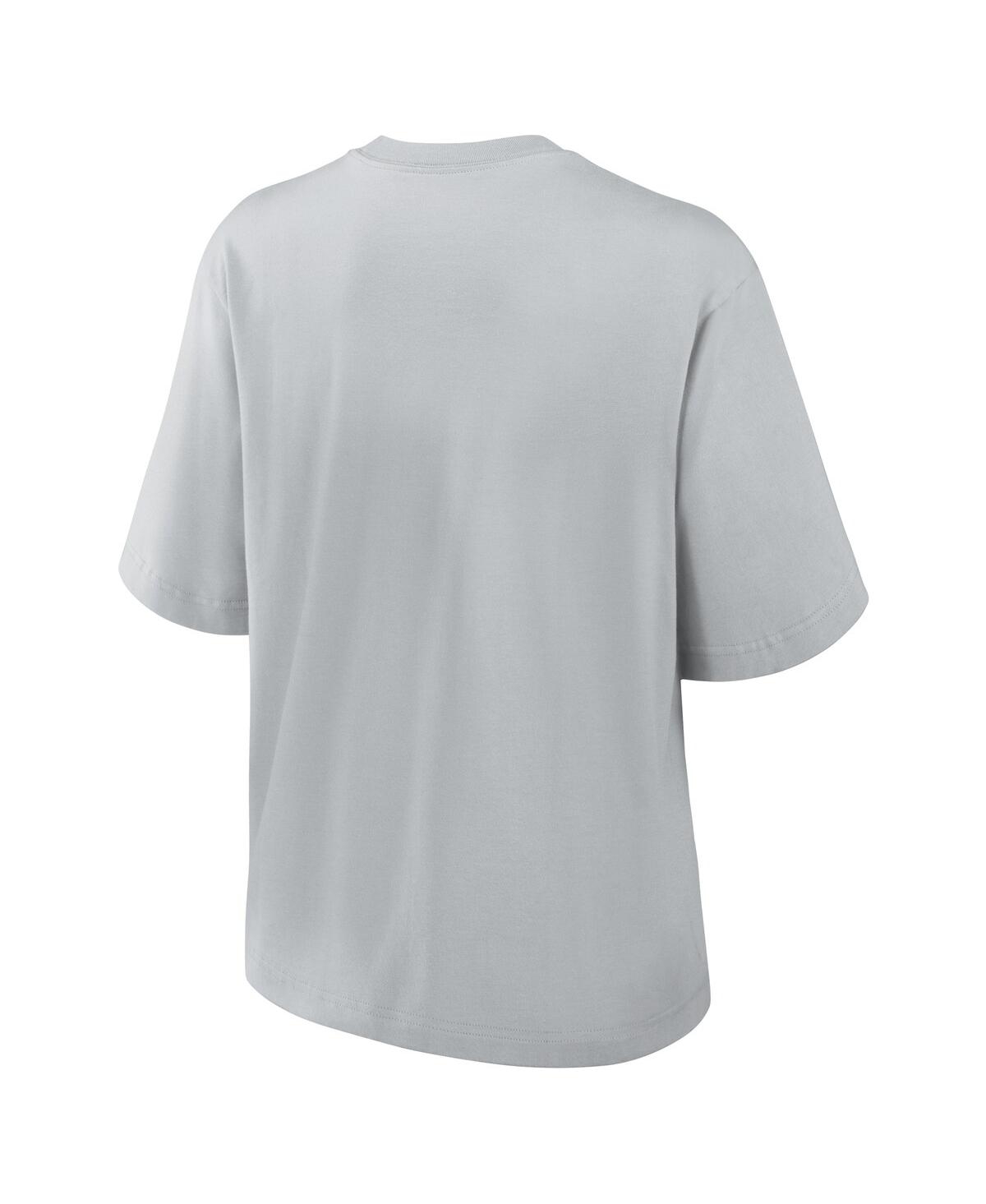 Nike Detroit Lions Arch Boxy  Women's Nfl T-shirt In Gray