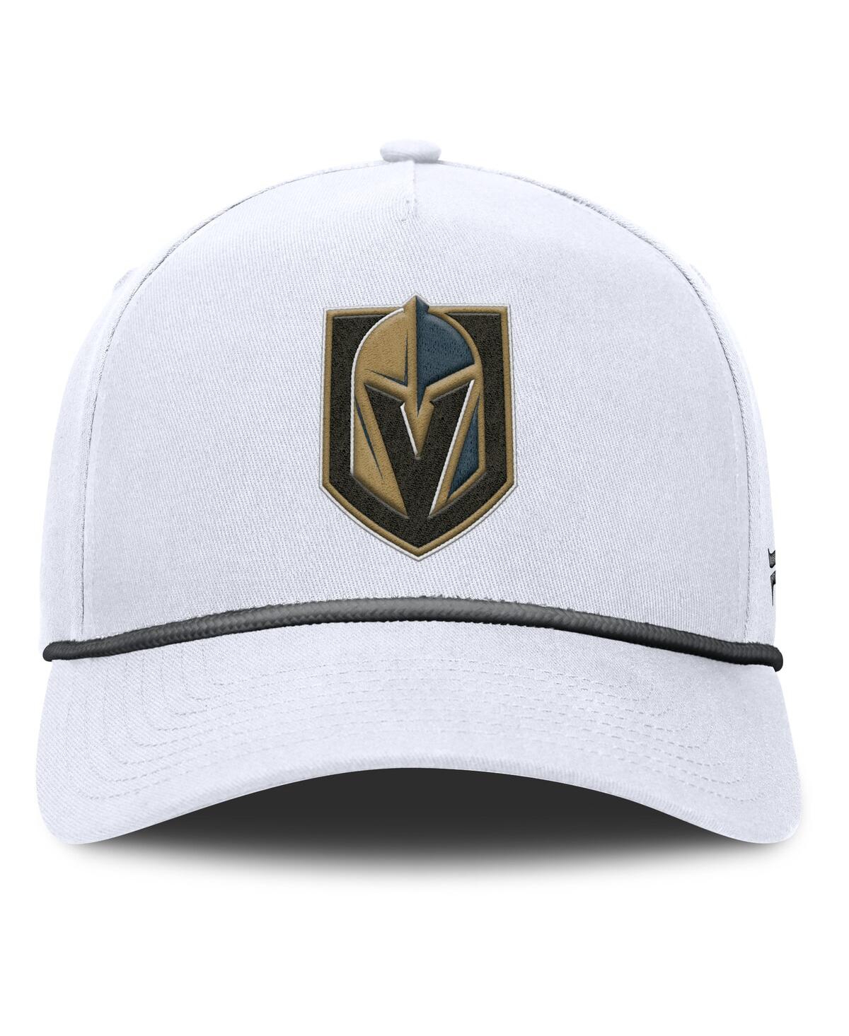 Fanatics Men's White Vegas Golden Knights Rope A-frame Adjustable Hat