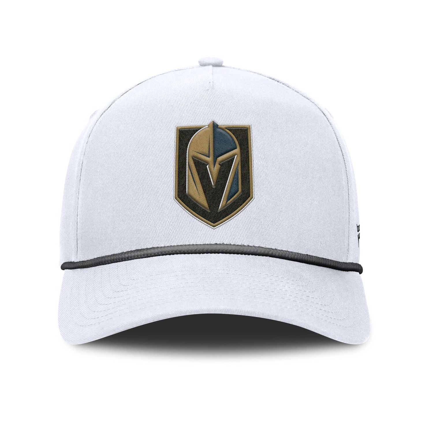Men's White Vegas Golden Knights Rope A-Frame Adjustable Hat