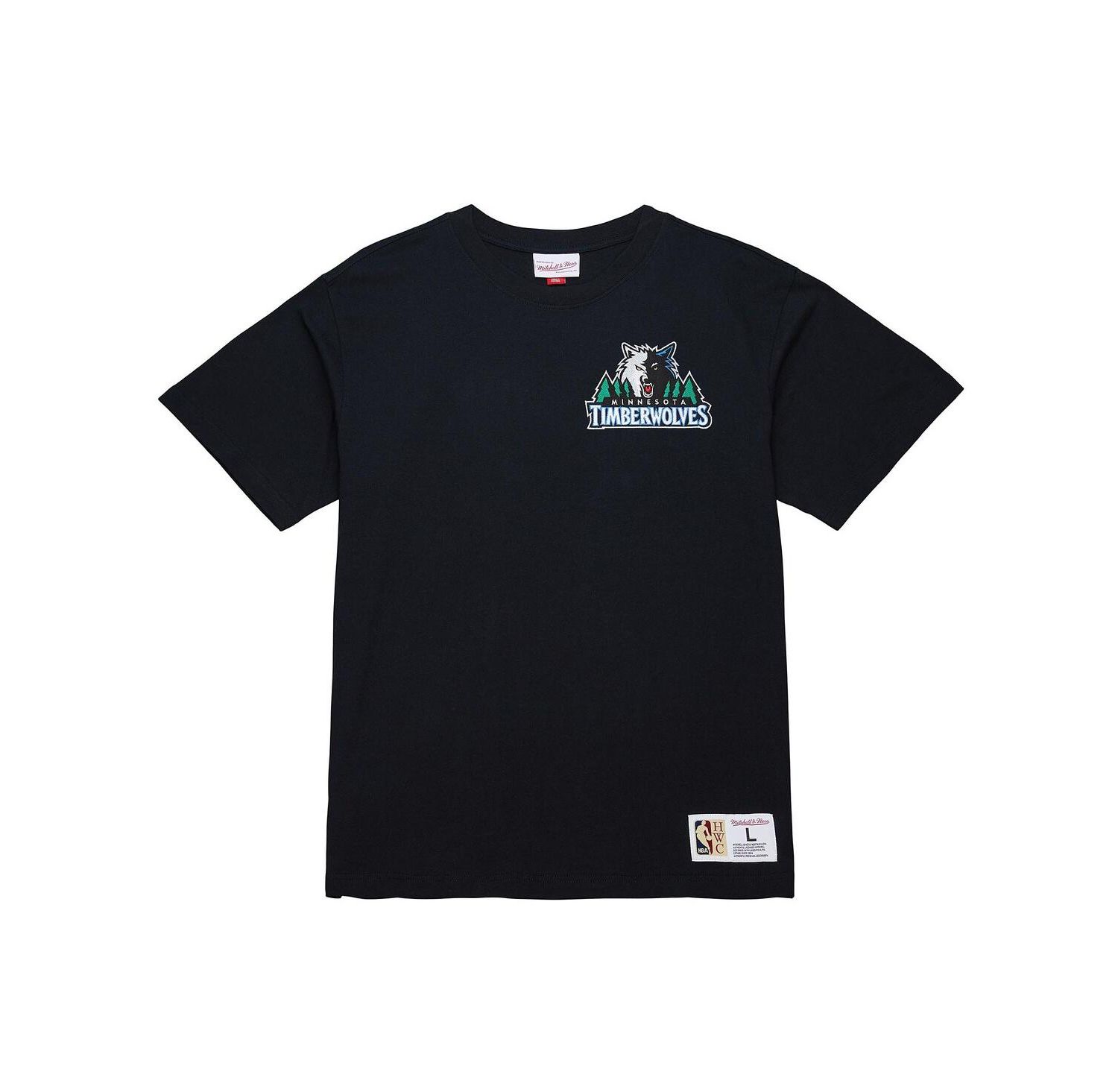Men's Kevin Garnett Black Minnesota Timberwolves Hardwood Classics NBA Legends T-Shirt