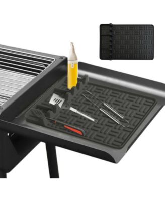 Silicone Utensil Storage Mat for BBQ and Outdoor Cooking