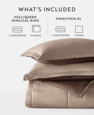 All Season Lightweight Down Alternative Reversible 2-Pc. Comforter Set, Twin/Twin XL