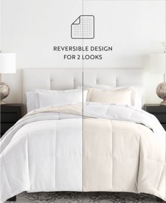All Season Lightweight Down Alternative Reversible 3-Pc. Comforter Set, Full/Queen