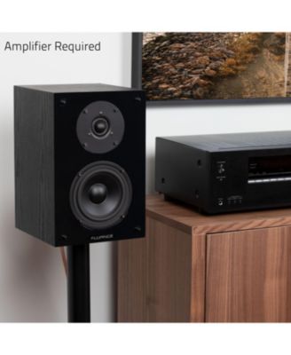 Elite High Definition 2-Way Bookshelf Surround Sound Speakers for 2-Channel Stereo or Home Theater System (SX6)