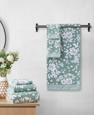 Folk Floral Cotton 6-Pc. Bath Towel Set