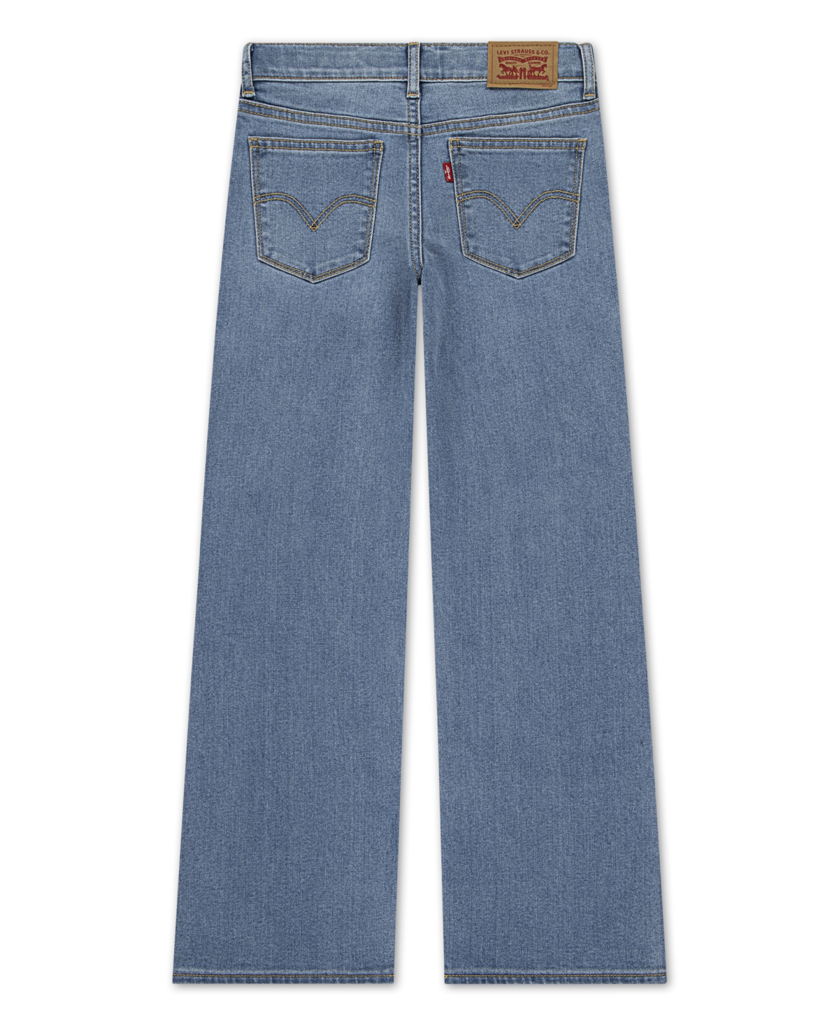 Levi's Big Girls Vintage-like Mid Rise Wide Leg Jeans In Blue