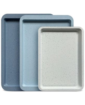 Art & Cook 3-Piece Ceramic Nonstick Cookie Sheet Set - Macy's