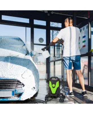 2400 PSI Electric Pressure Washer with 4 Universal Wheels