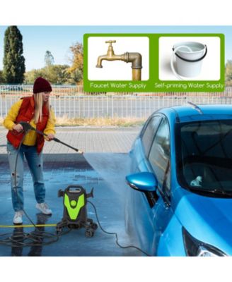 2400 PSI Electric Pressure Washer with 4 Universal Wheels