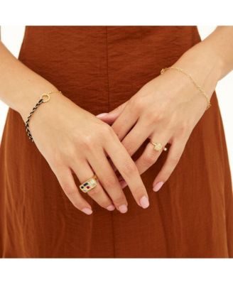 Love Heart Sterling Silver Chain Bracelet