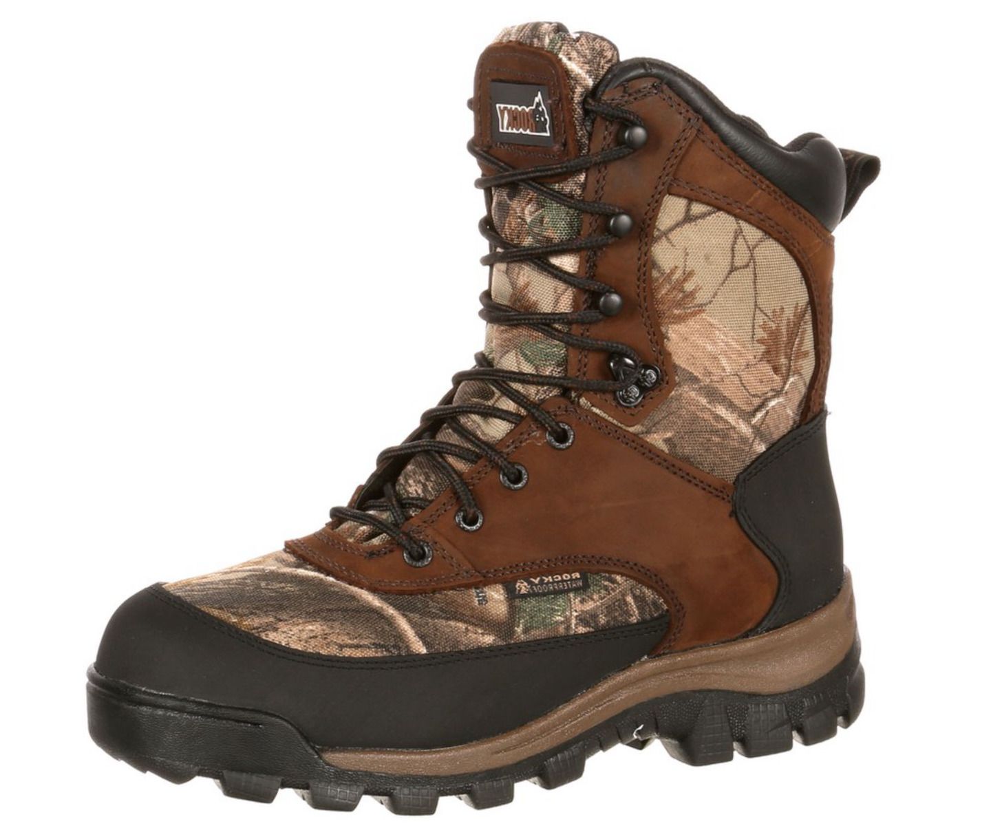 Мужские ботинки ROCKY Core Waterproof 400G Insulated Outdoor Boot, цвет: Коричневый — фото 7
