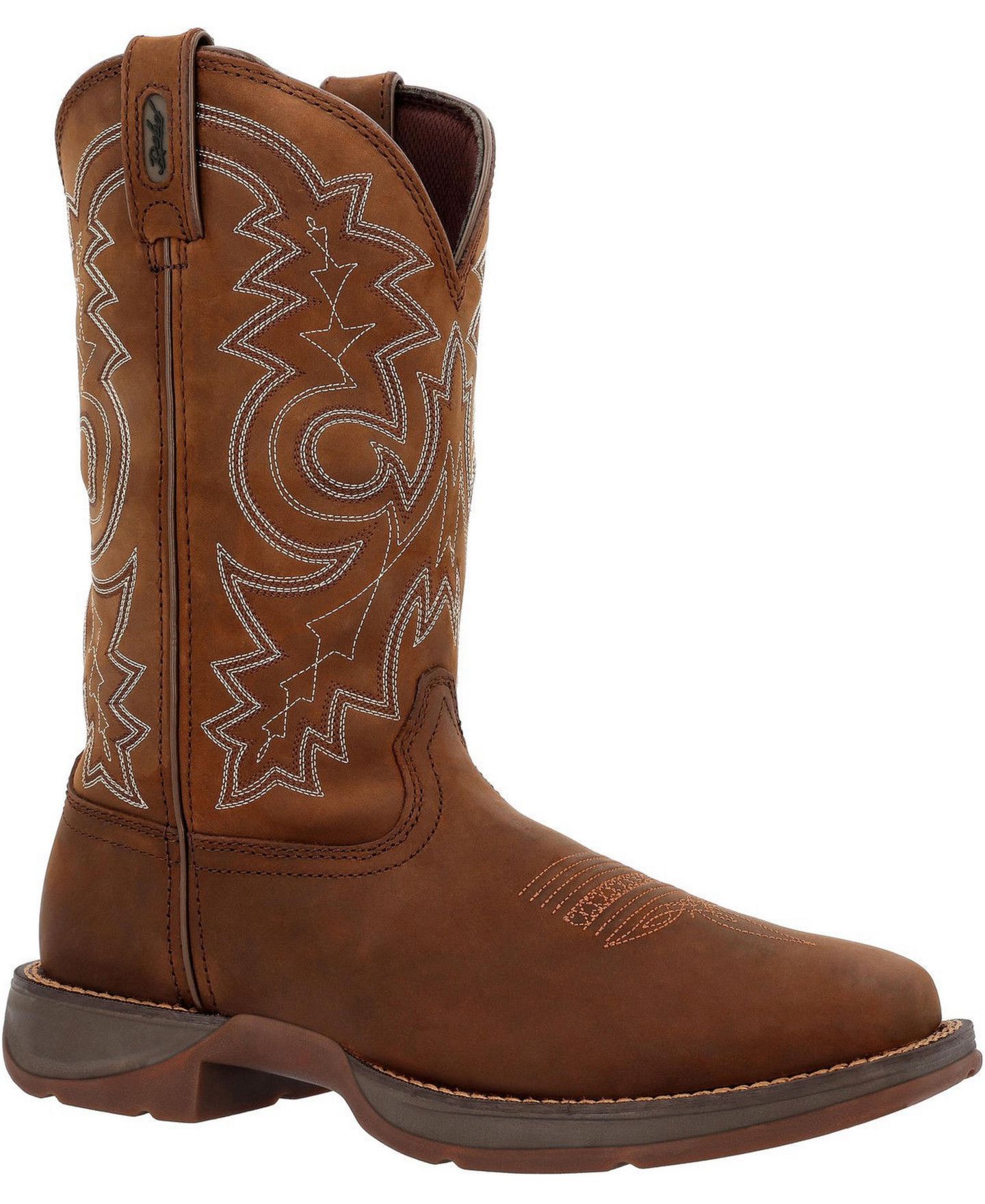 Мужские ботинки Durango Rebel by Steel Toe Pull-On Western Boot, цвет: Коричневый — фото 1
