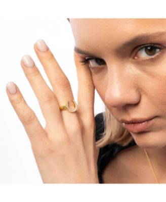 Sterling Silver Horseshoe Equestrian Ring