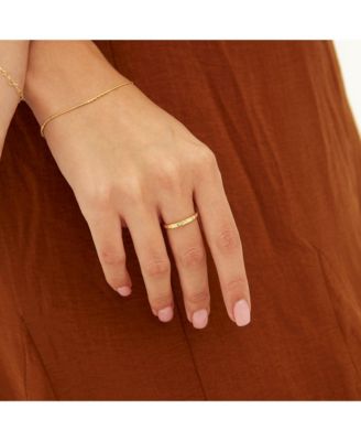 Braided Design Adjustable Sterling Silver Band Ring